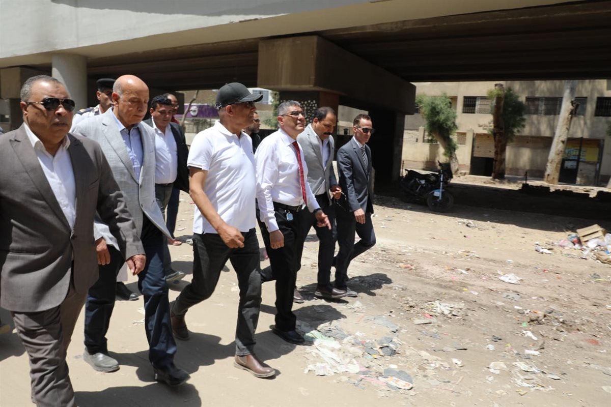 محافظ الجيزة يتفقد أعمال التطوير بمحيط مستشفى بولاق الدكرور