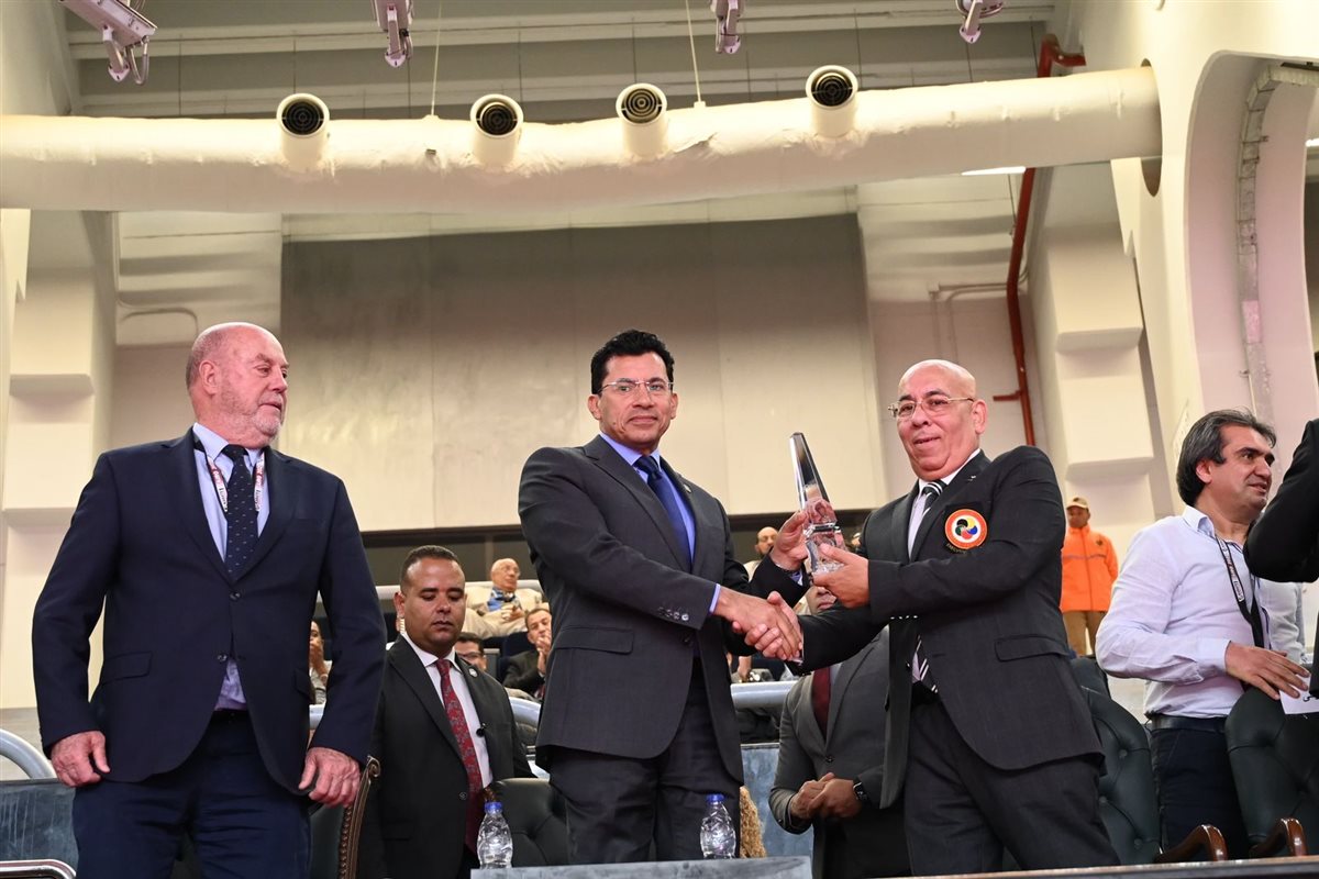  وزير الرياضة يشهد منافسات بطولة الدوري العالمي للكاراتيه البريميرليج 2025