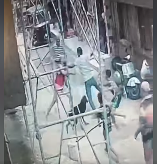 جانب من الفيديو المتداول 