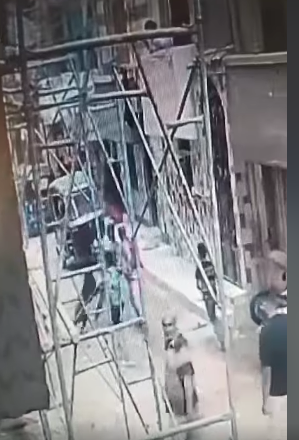 جانب من الفيديو المتداول 