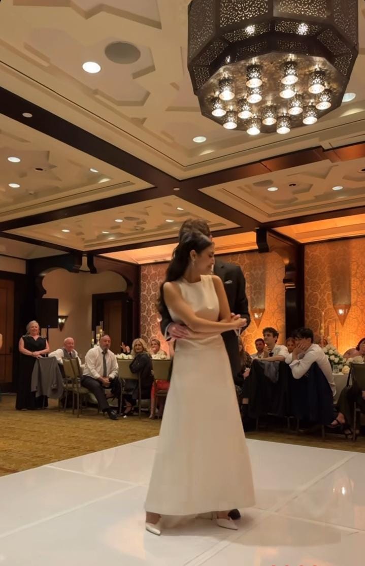 بالصور.. مي الغيطي تحتفل بزفافها على طبيب بريطاني بحضور الأهل والأصدقاء