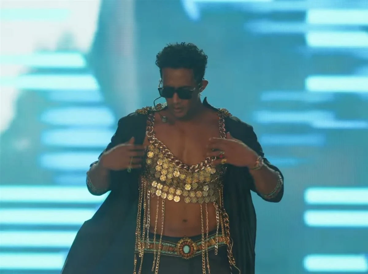 إطلالة محمد رمضان في حفله بـ أمريكا