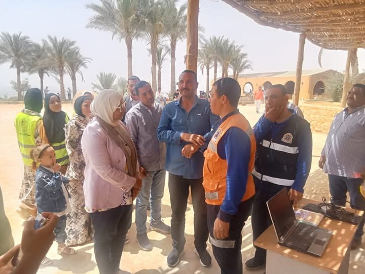 رئيس مجلس مدينة يوسف الصديق خلال جولتها