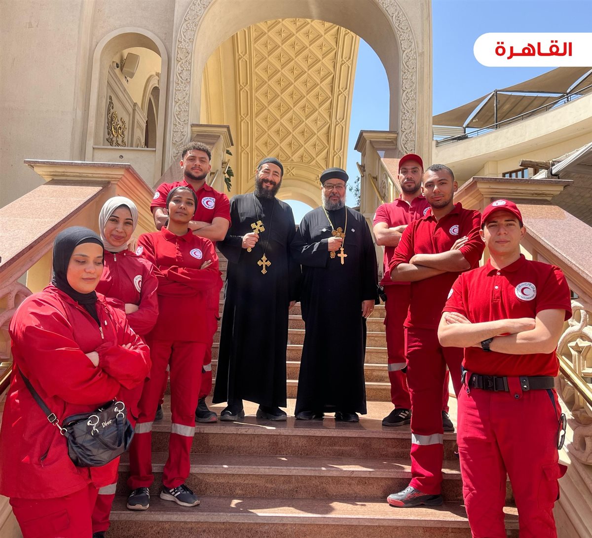 الهلال الأحمر في الكنائس لتأمين احتفالات عيد القيامة