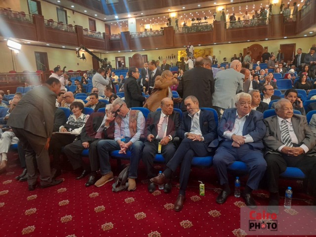 نجوم الفن في فعاليات مؤتمر مستقبل الدراما في مصر بـ ماسبيرو