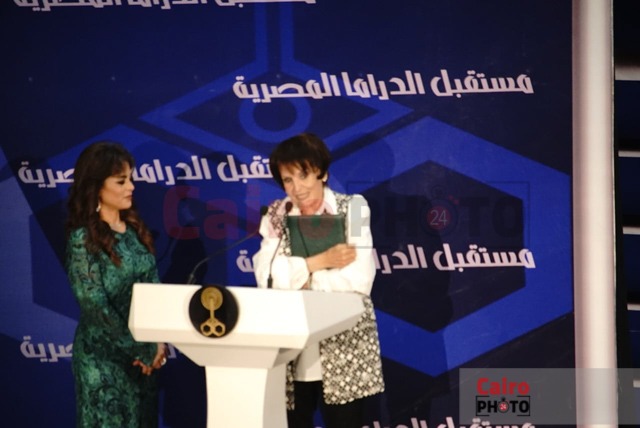 تكريم سميرة أحمد في مؤتمر مستقبل الدراما في مصر بـ ماسبيرو