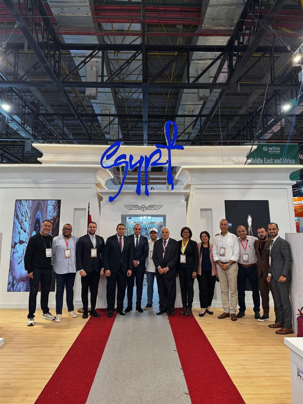 الجناح المصري بالمعرض السياحي الدولي بالبرازيل