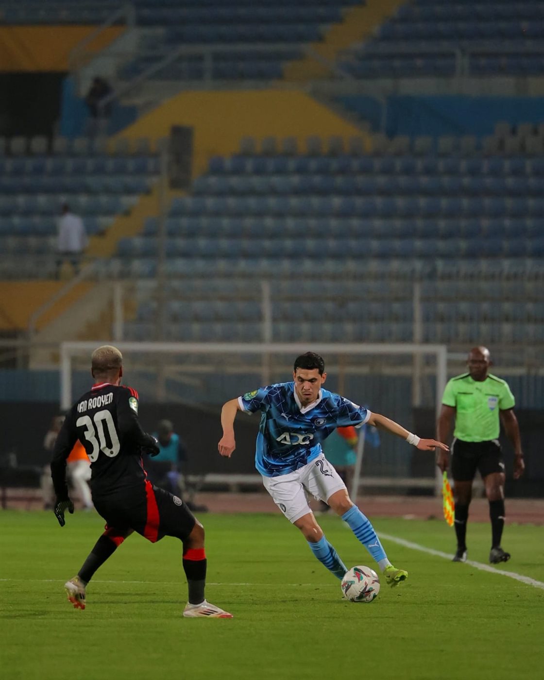 مباراة بيراميدز وأورلاندو بايرتس في نصف نهائي دوري الأبطال