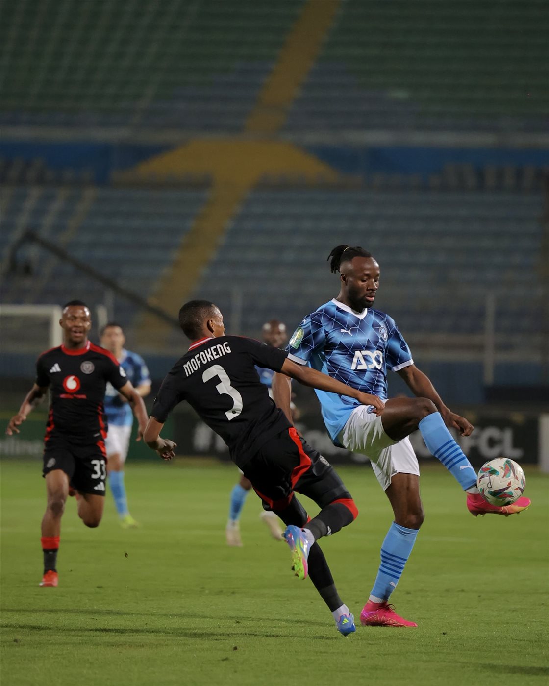 مباراة بيراميدز وأورلاندو بايرتس في نصف نهائي دوري الأبطال