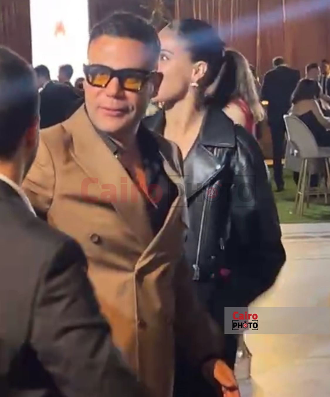 محمد إمام في حفل زفاف ابنة عمه عصام إمام&nbsp;