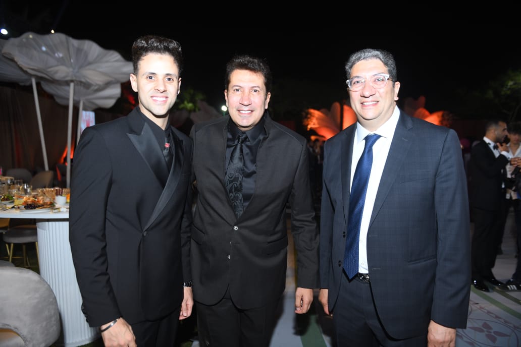 كل النجوم الفن في حفل زفاف نور إمام ابنه شقيق عادل إمام 