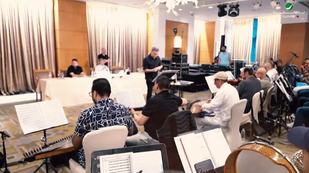 بروفات حفل محمد عبده في دار الأوبرا المصرية 