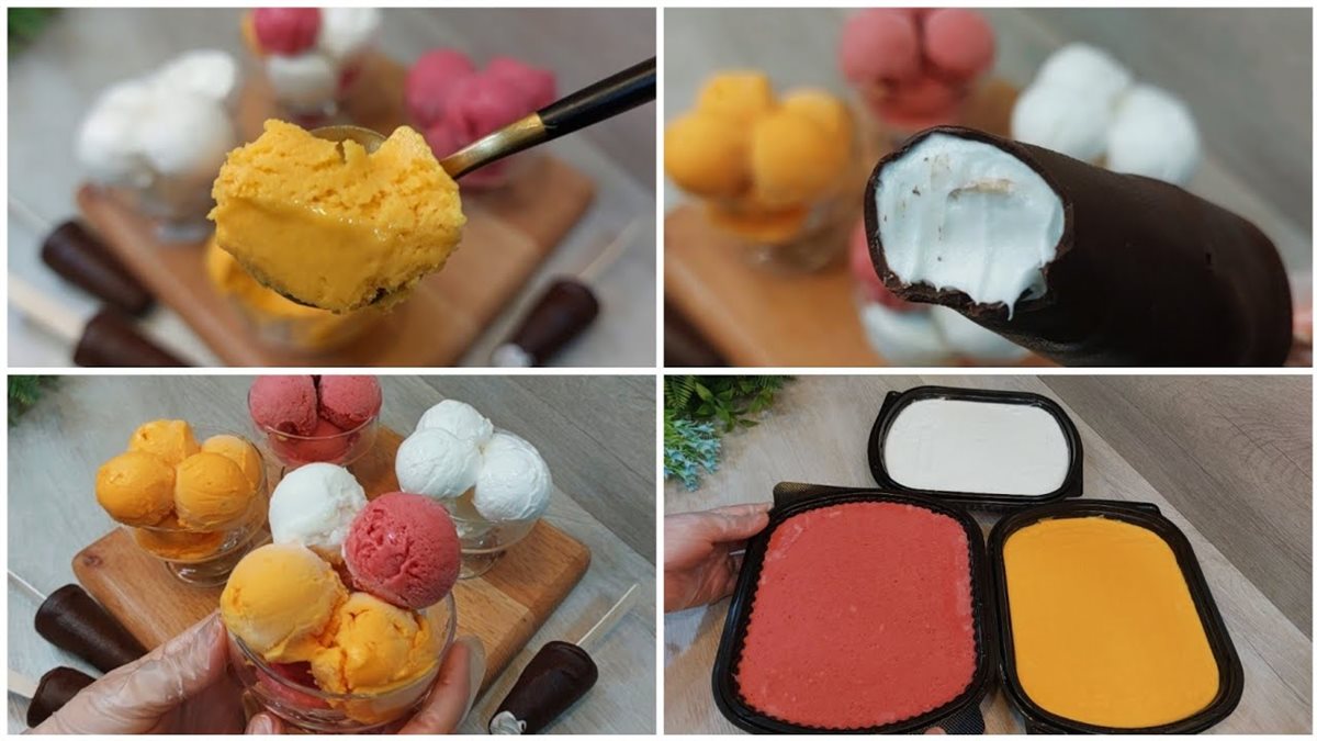 طرق سهلة لعمل الآيس كريم في المنزل بمكونات طبيعية