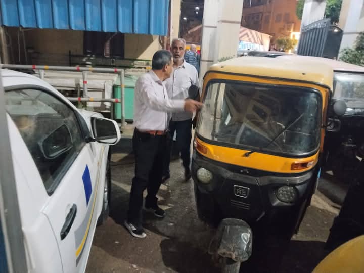 ضبط 60 توك توك مخالف خلال حملات مرورية في كوم حمادة