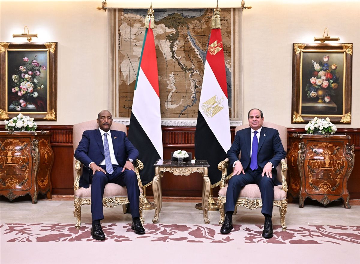 الرئيس السيسي والفريق أول ركن عبد الفتاح البرهان 