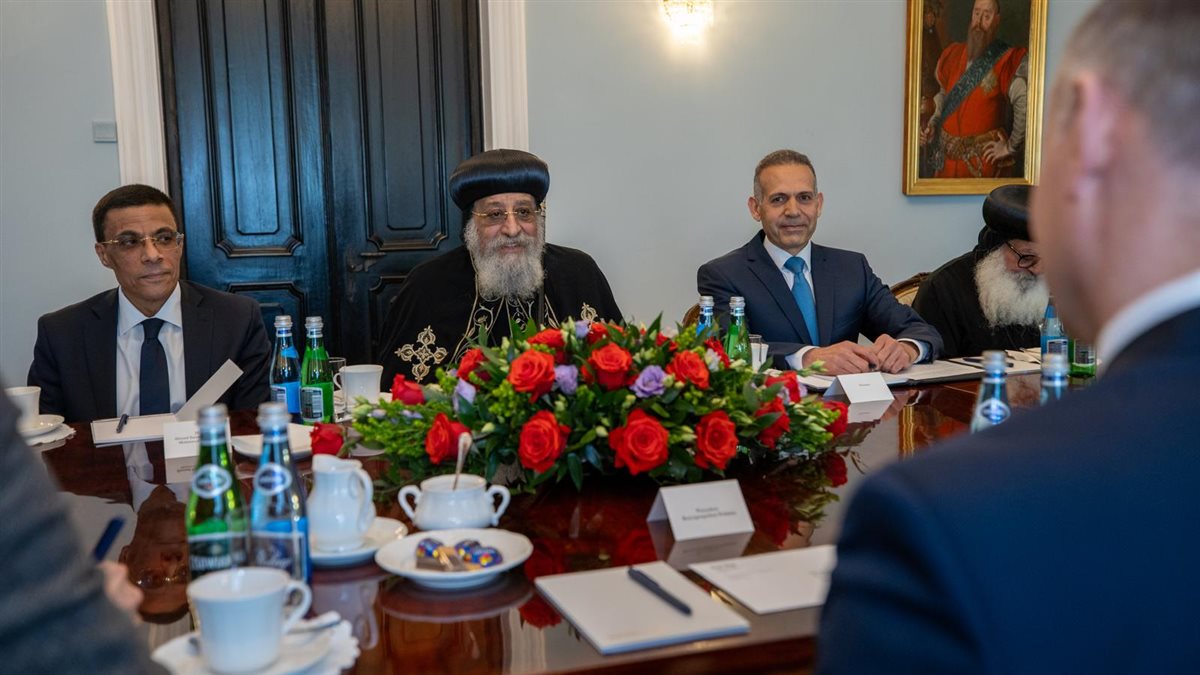 الرئيس البولندي يستقبل البابا تواضروس الثاني 