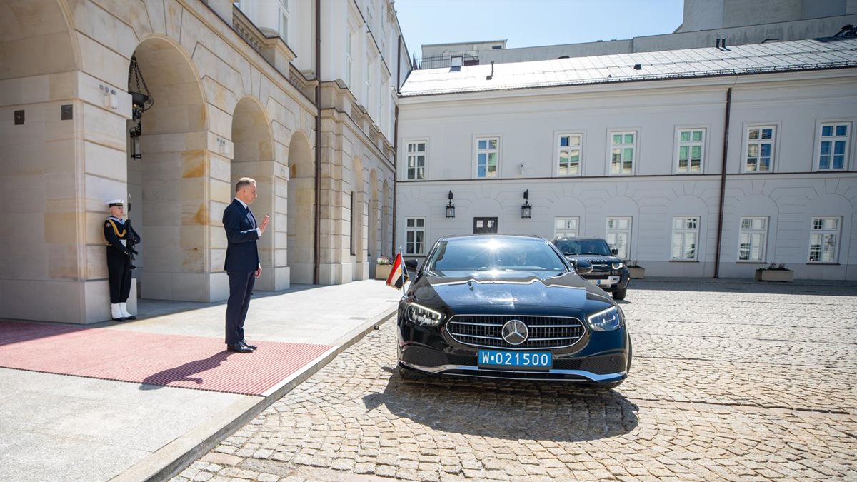 الرئيس البولندي يستقبل البابا تواضروس الثاني 