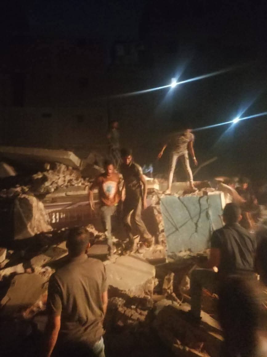 انهيار عقار في اسيوط