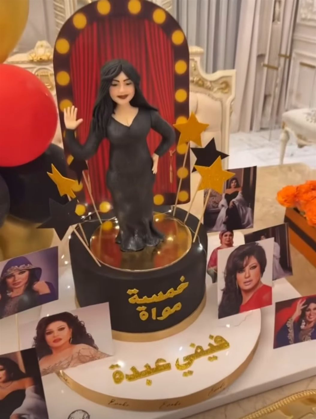 فيفي عبدة تحتفل بعيد ميلادها بحضور يسرا ولبلبة وبوسي شلبي