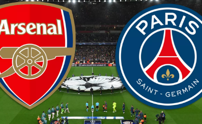مباراة أرسنال وباريس سان جيرمان بدوري الأبطال