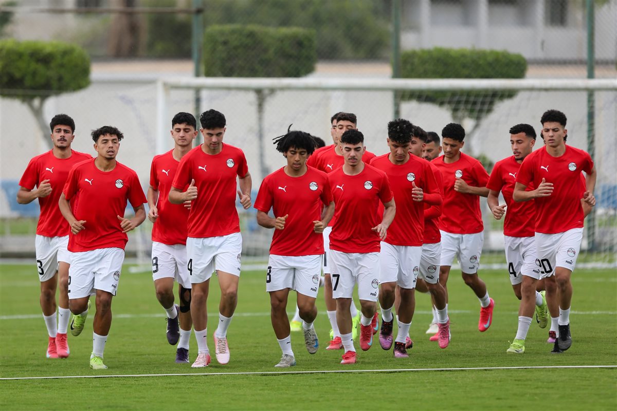 منتخب مصر تحت 20 سنة يختتم تدريباته استعدادًا لسيراليون 