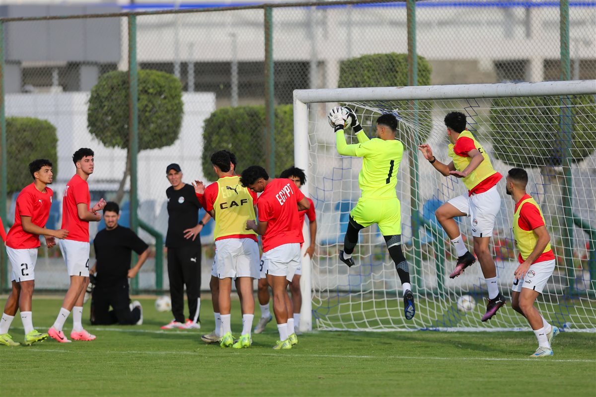 منتخب مصر تحت 20 سنة يختتم تدريباته استعدادًا لسيراليون 