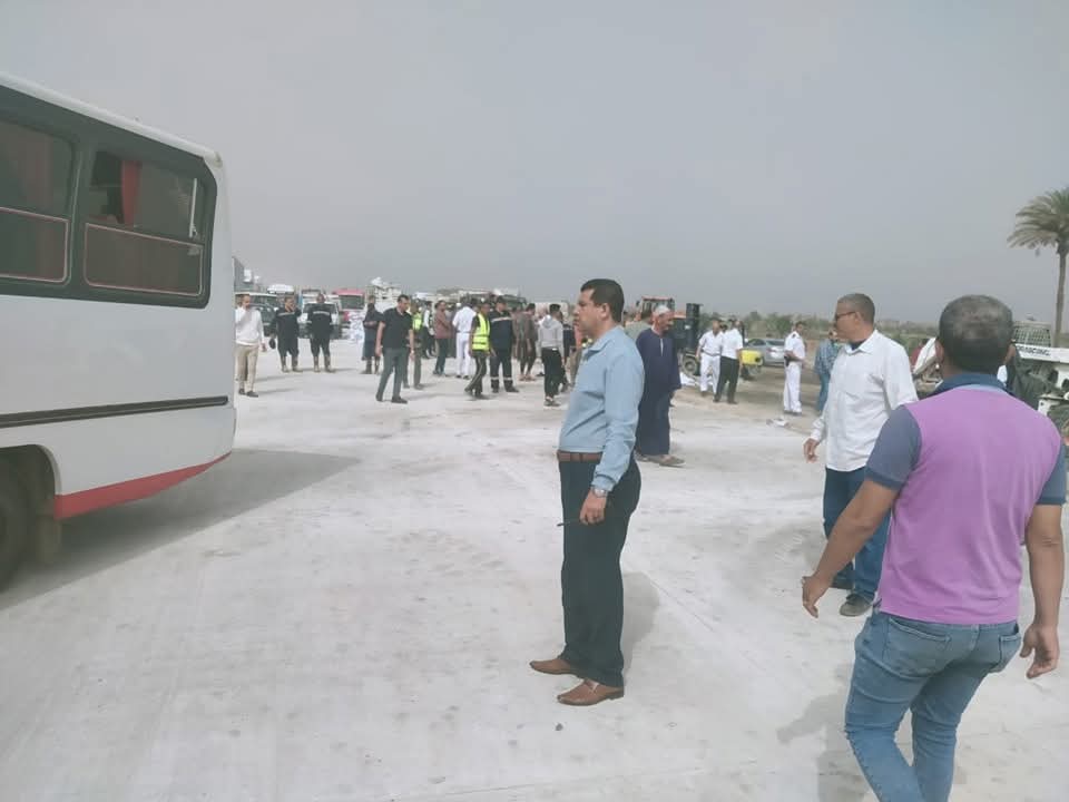 حادث تصادم الطريق الإقليمي بالمنوفية