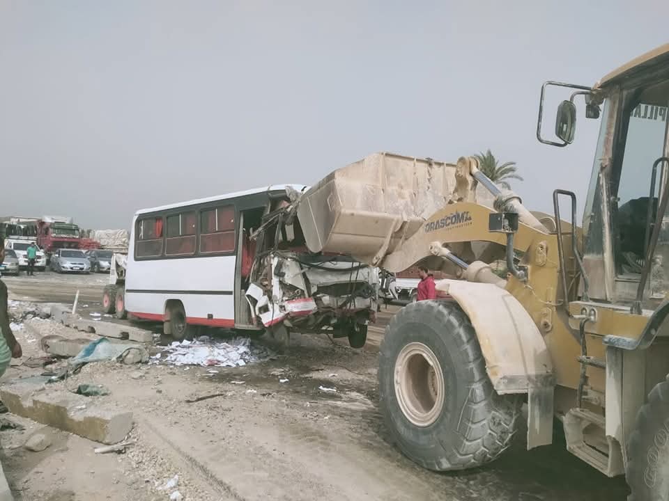 حادث تصادم الطريق الإقليمي بالمنوفية