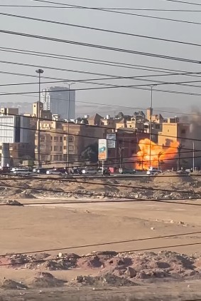 جانب من الانفجار