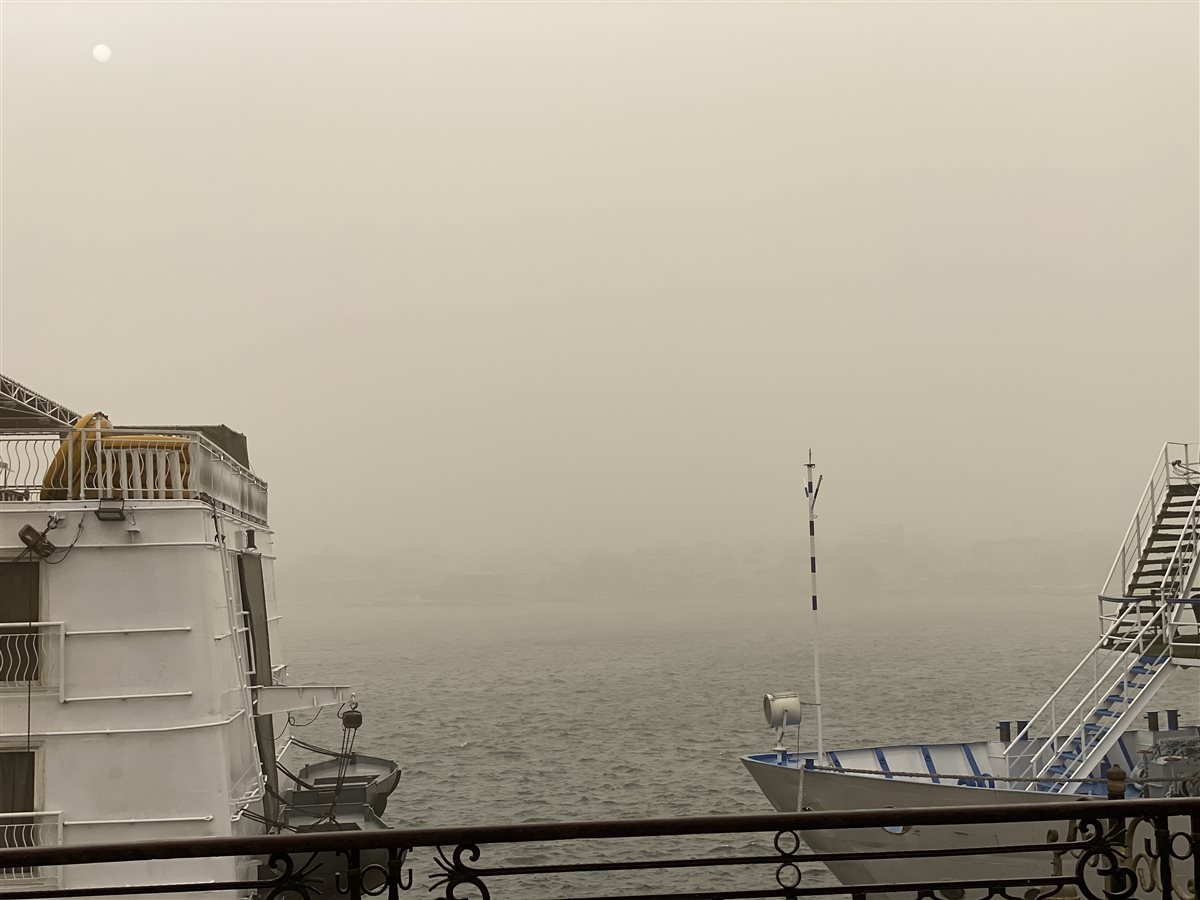 ايقاف حركة الملاحة النهرية بنيل الأقصر