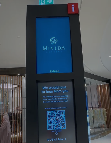 شاشات عرض تفاصيل ومميزات مشروع ميفيدا جاردنز بالقاهرة الجديدة