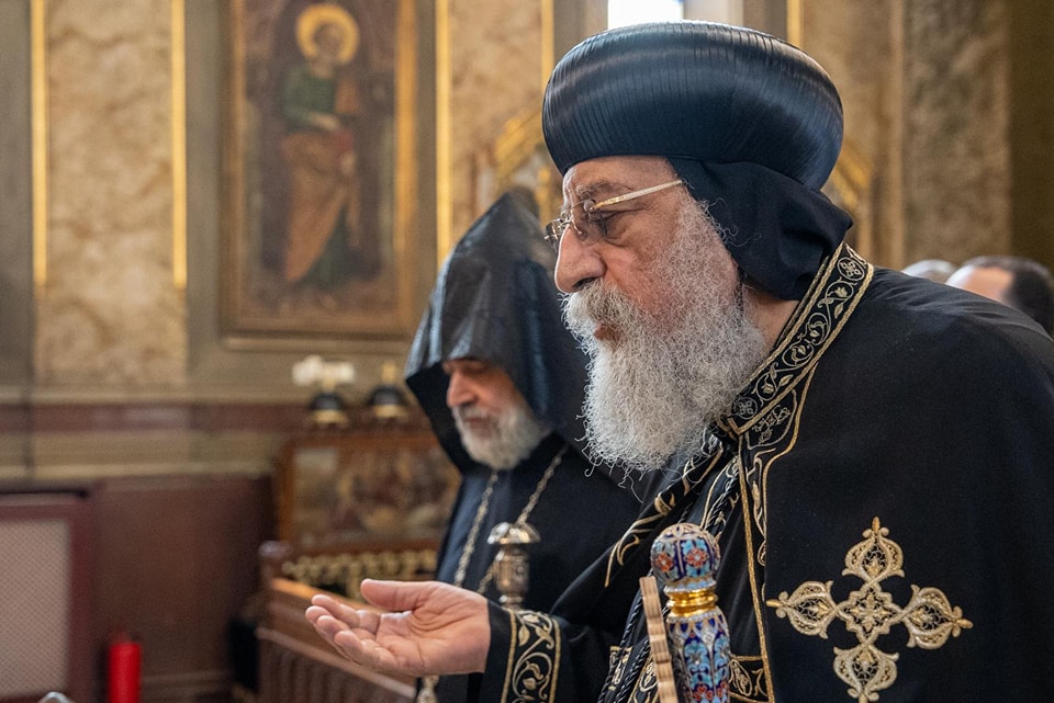 البابا تواضروس الثاني يزور مطرانية الأرمن الأرثوذكس في رومانيا