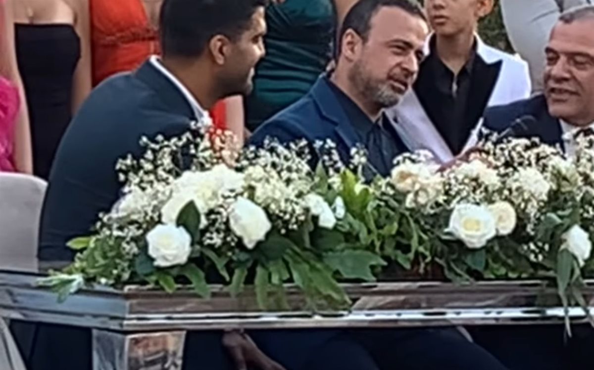 أمل رزق تحتفل بعقد قران ابنتها هيا بحضور الداعية مصطفى حسني