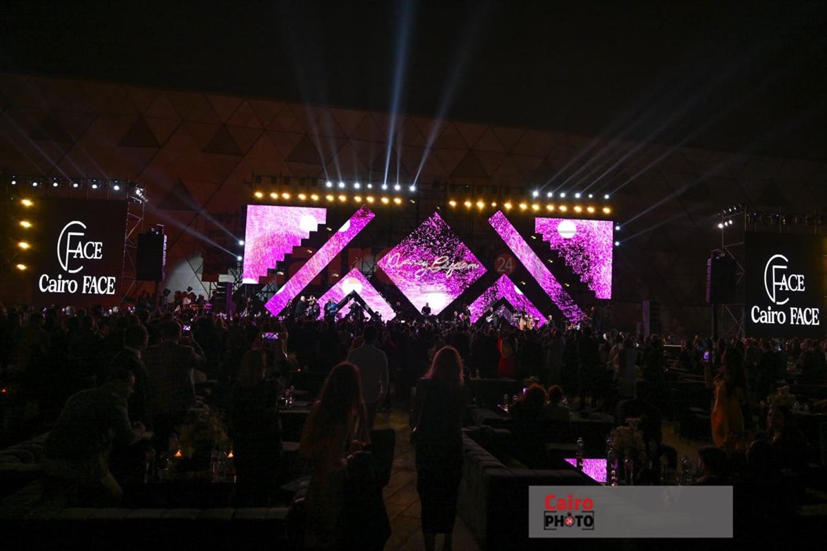 نانسي عجرم وواما يتألقون بحفل عالمي في المتحف المصري الكبير بتوقع ياسر الحريري