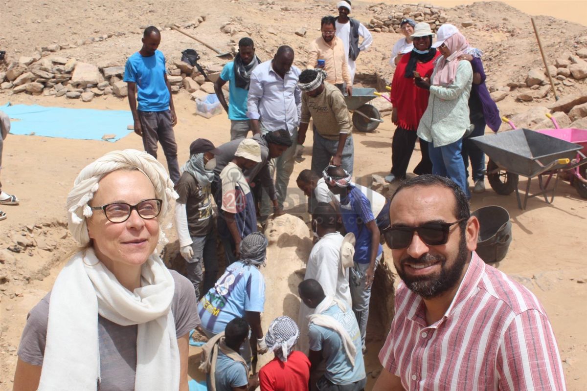 أعمال البعثة الإيطالية بغرب أسوان (2)