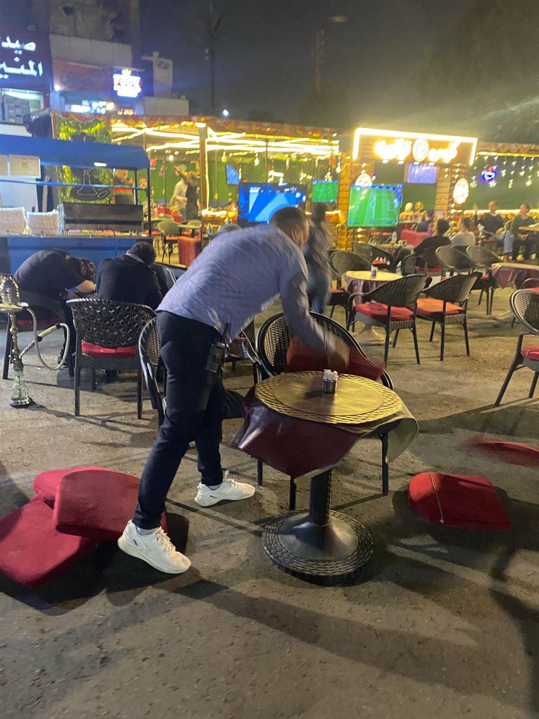 حملات لرفع الإشغالات بالنزهة