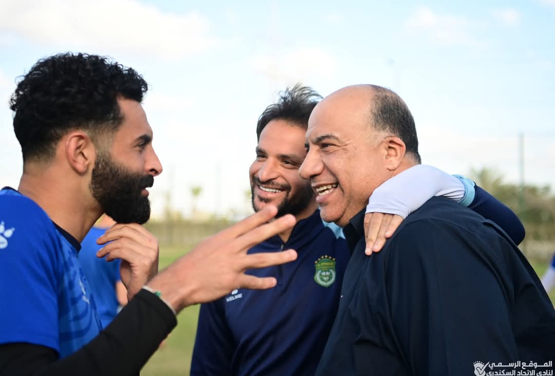 مصيلحي يؤازر الفريق قبل مباراة زد بالدوري الممتاز 