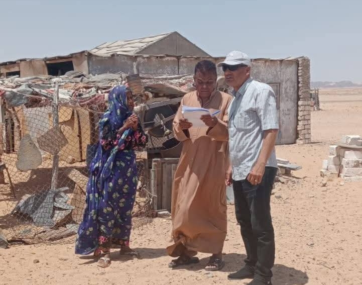 جانب من زيارة اللجنة 