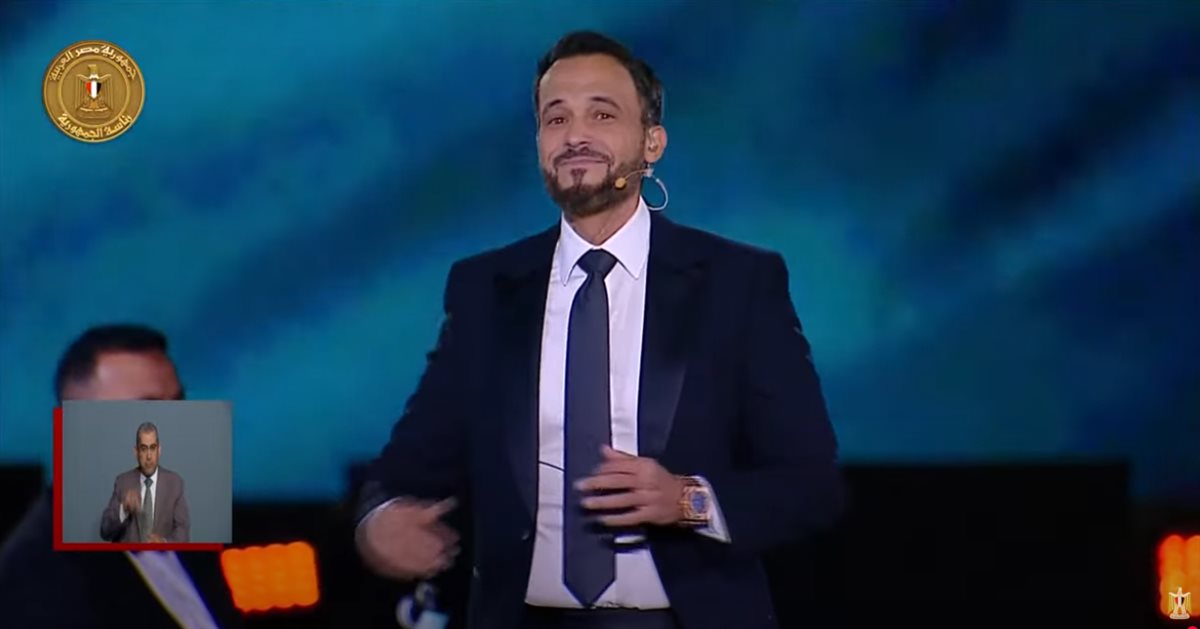 يسرا ويوسف الشريف يقدمان حفل افتتاحية بطولة العالم للفروسية بحضور الرئيس عبدالفتاح السيسي