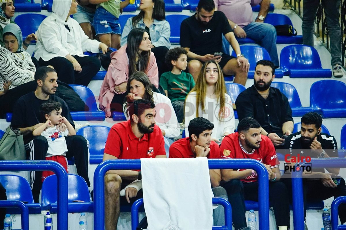 من لقاء الأهلي وسبورتنج لكرة السلة