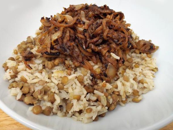 طريقة عمل المجدرة بزيت الزيتون