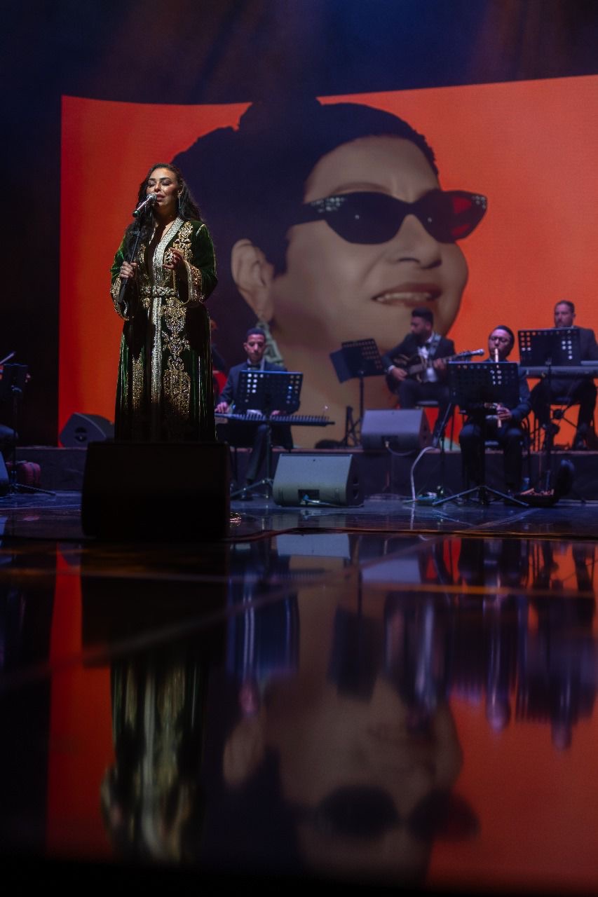 مروة ناجي تطرب الجمهور المغربي علي خشبة المسرح التي تغنت عليه أم كلثوم