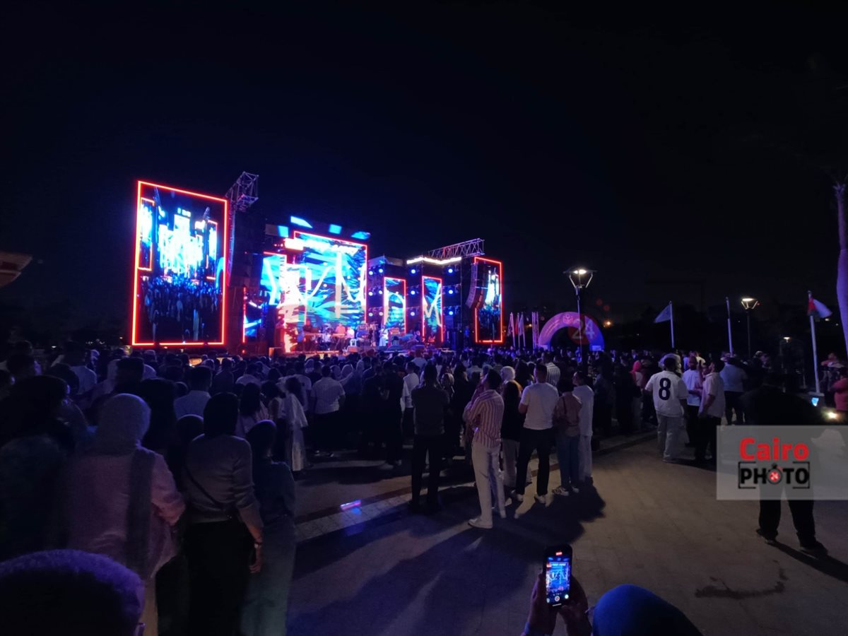 برعاية القاهرة 24 وتنظيم وليد منصور.. رامي صبري يتألق في حفل غنائي بمدينتي بحضور كامل العدد