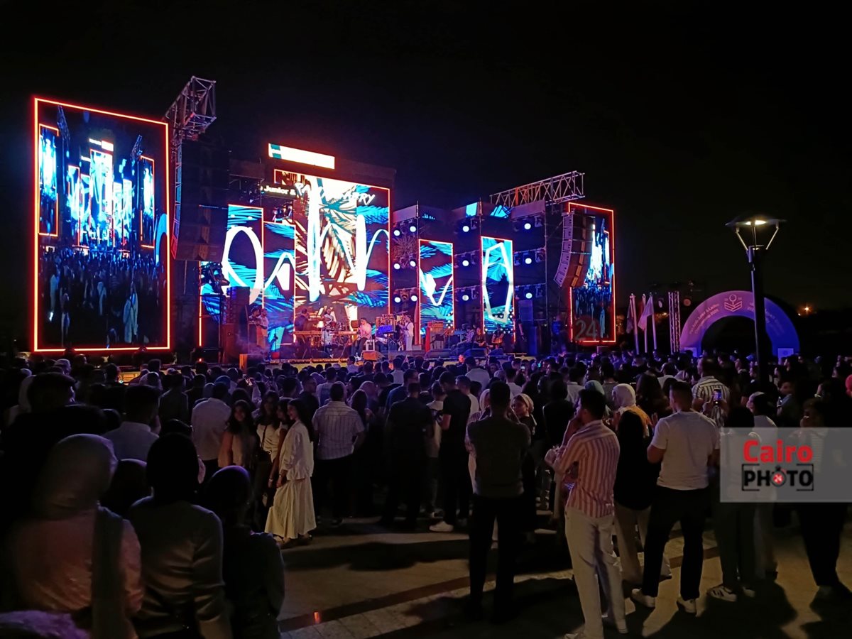 برعاية القاهرة 24 وتنظيم وليد منصور.. رامي صبري يتألق في حفل غنائي بمدينتي بحضور كامل العدد