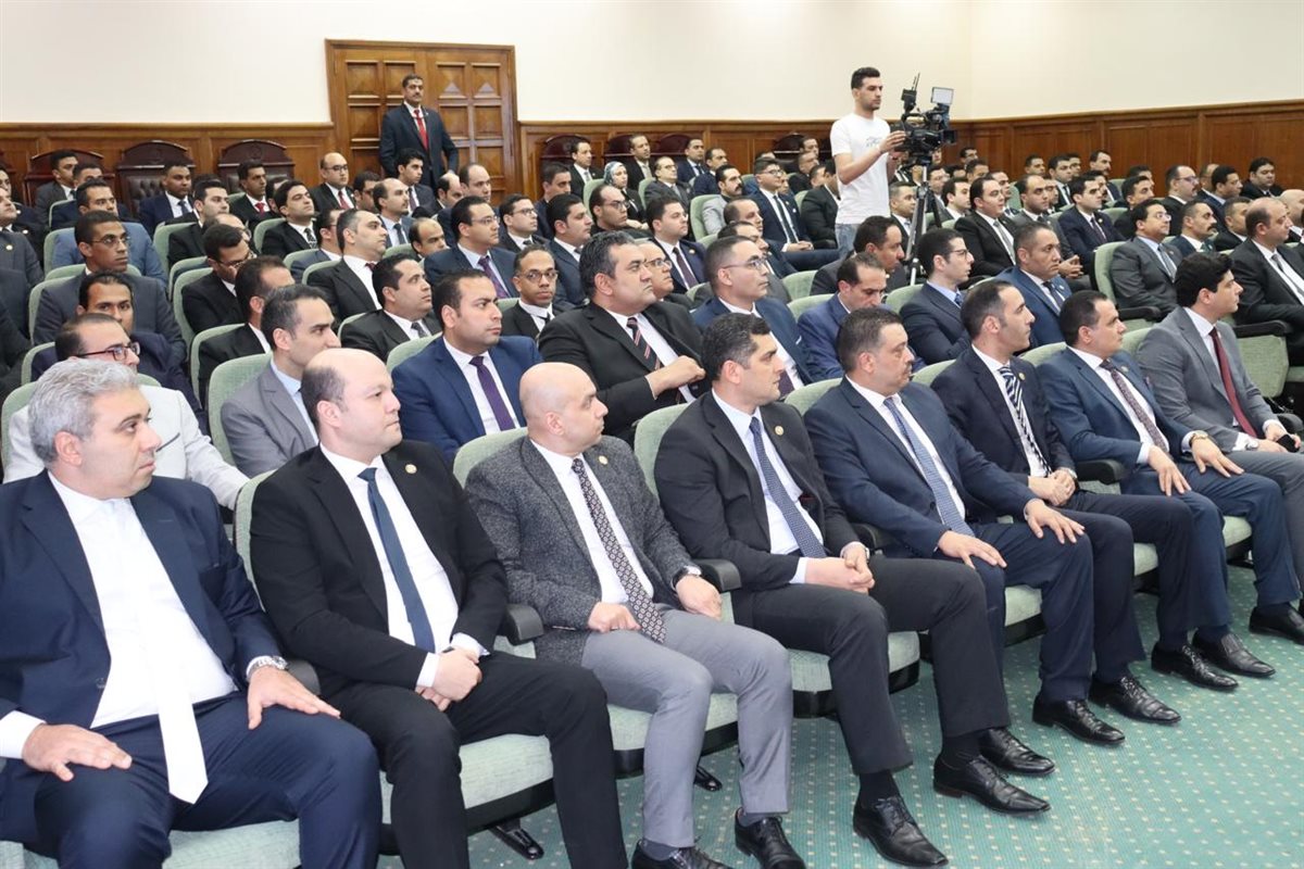 النائب العام يلتقي بأعضاء النيابة العامة وموظفيها بدائرة نيابة استئناف المنصورة