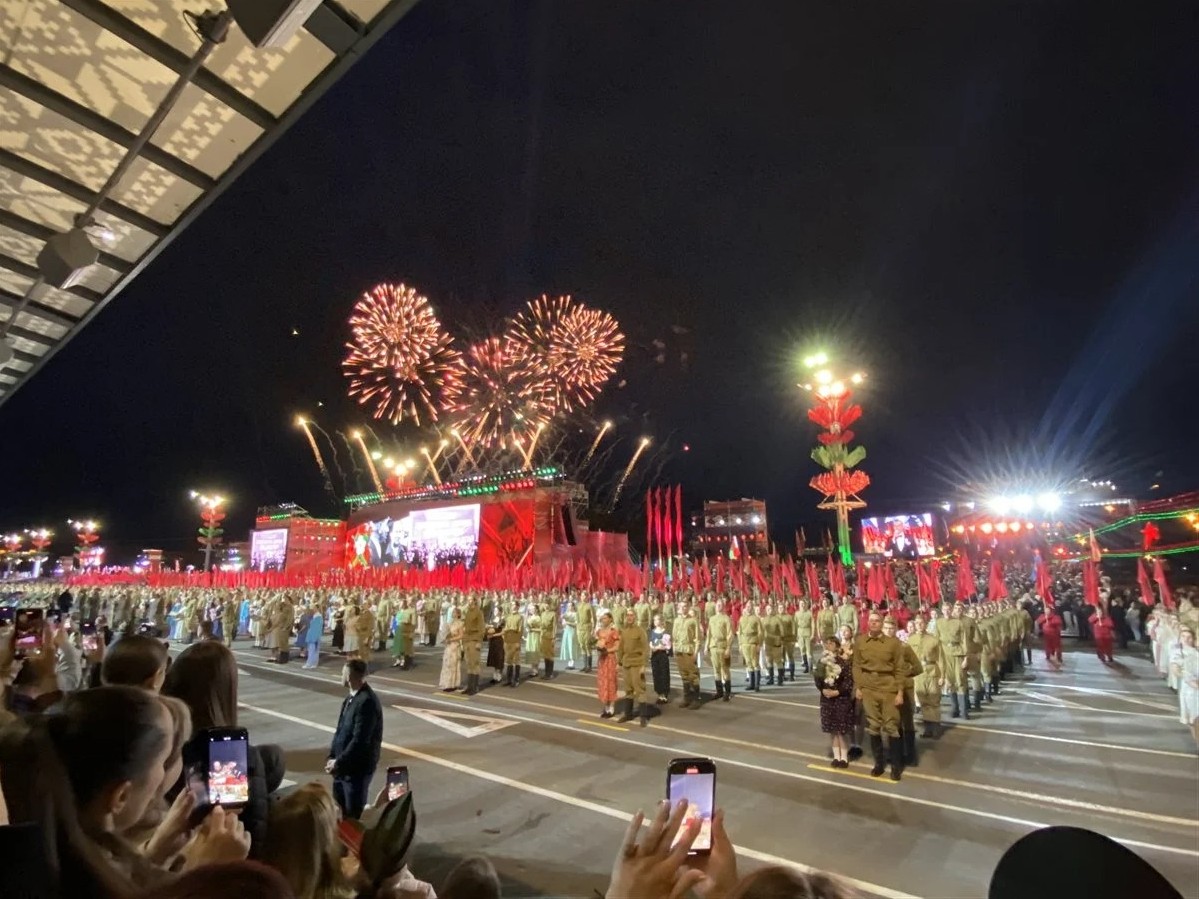 العرض العسكري في بيلاروسيا 