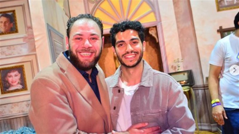 الفنان مينا مسعود، ومحمد علي رزق