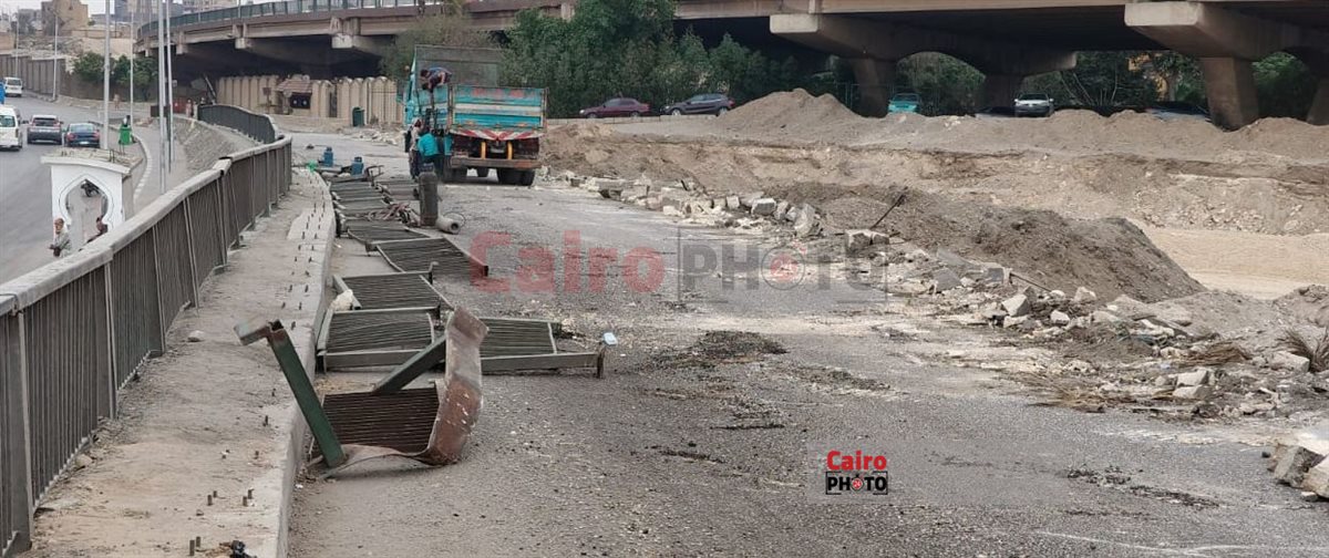 جانب من إزالات كوبري الأباجية