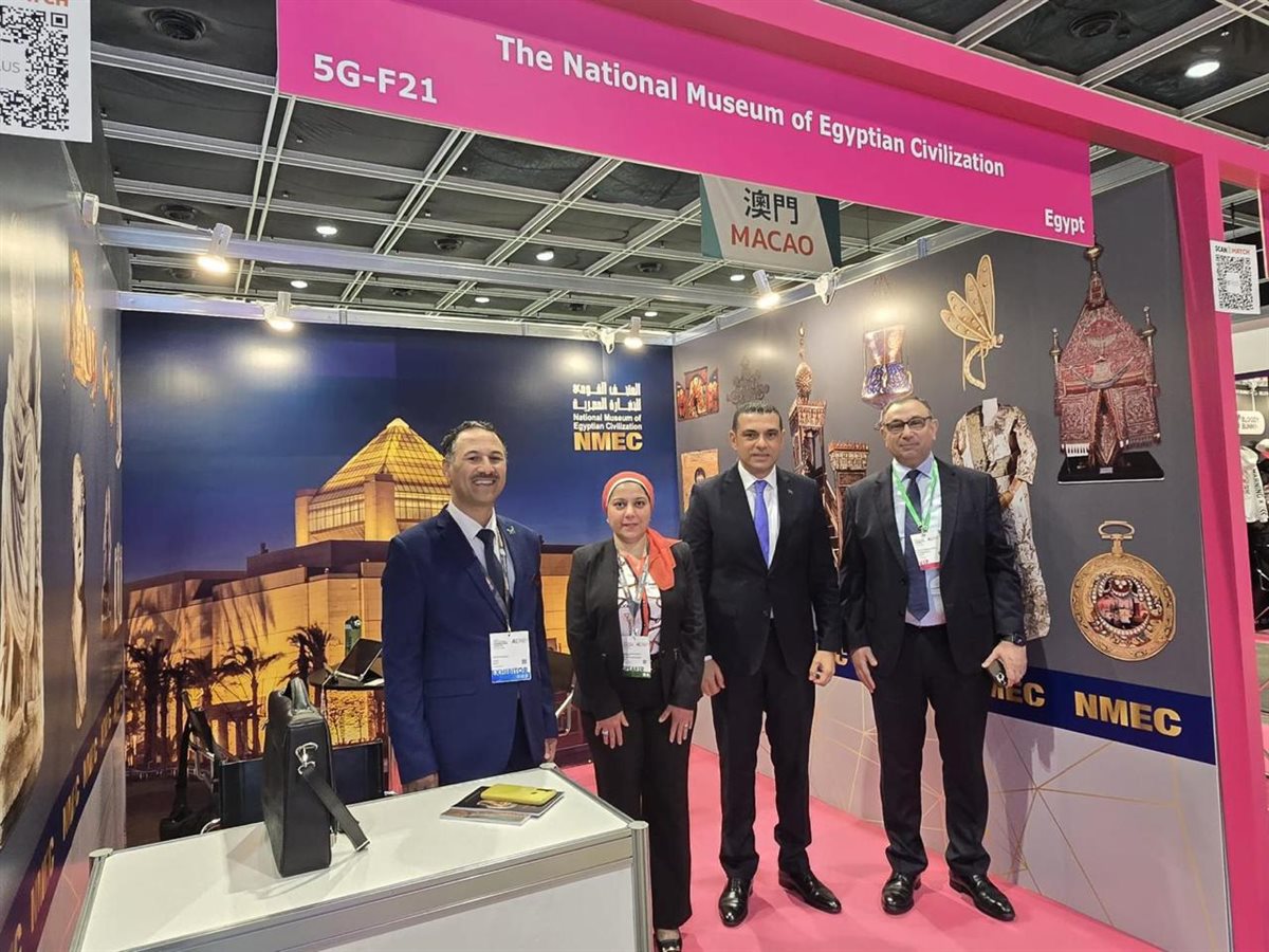 المتحف المصري بالتحرير والمتحف القومي للحضارة يشاركان في مؤتمر التراخيص الآسيوي الدولي بهونج كونج | صور
