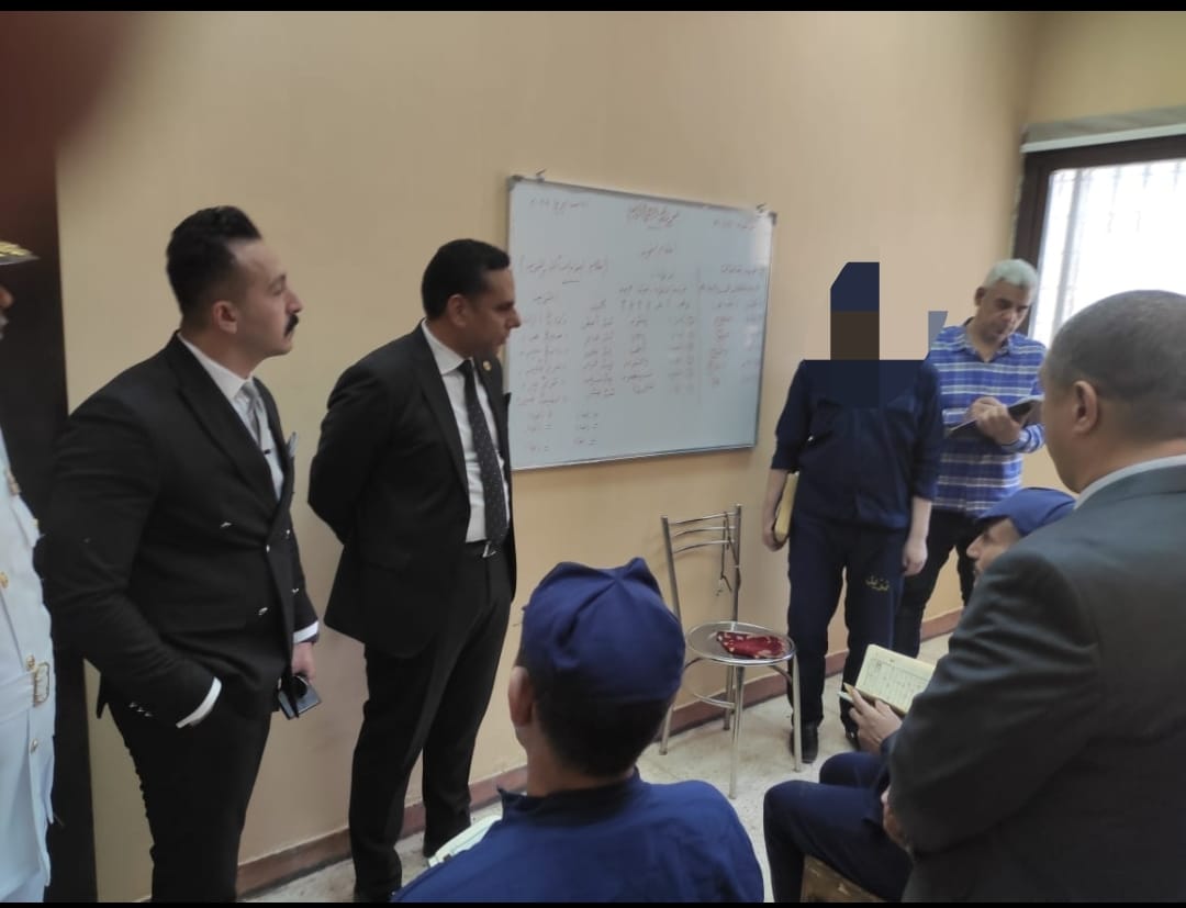 زيارة من النيابة العامة لمركز إصلاح المنيا